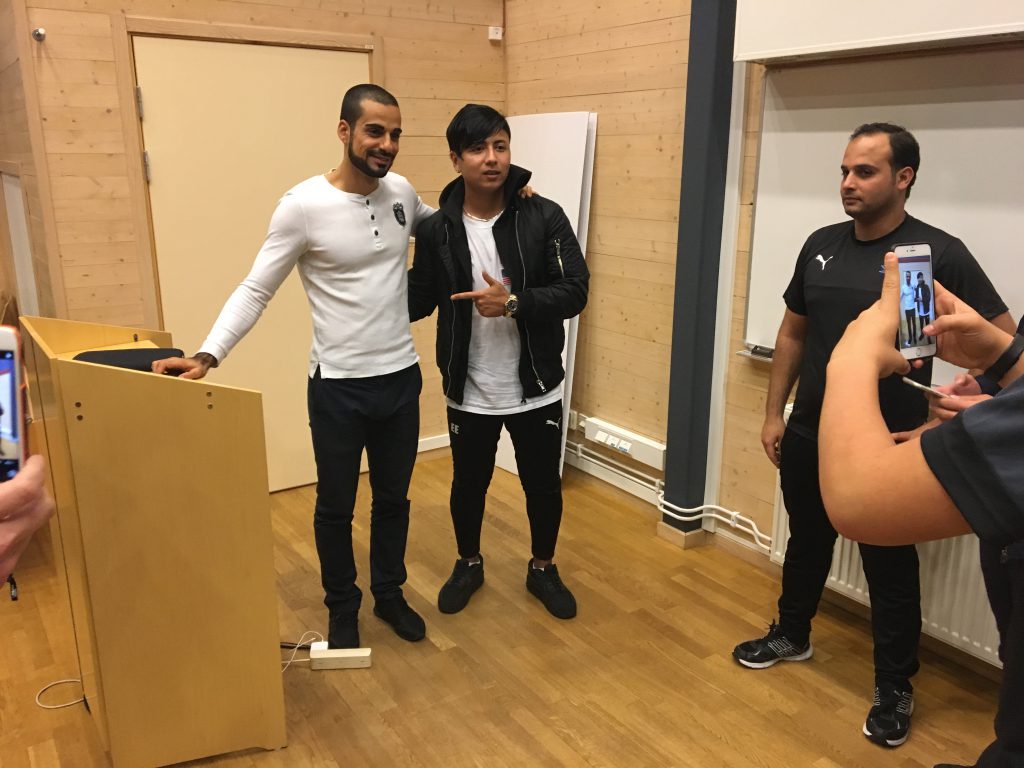 Mohammed Al-Hakim besökte Osby.