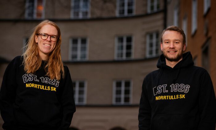 Mia Sjöström och Johan Brodin, Norrtulls SK, nominerade till Sverige Uniteds Guldhanden-stipendium 2021